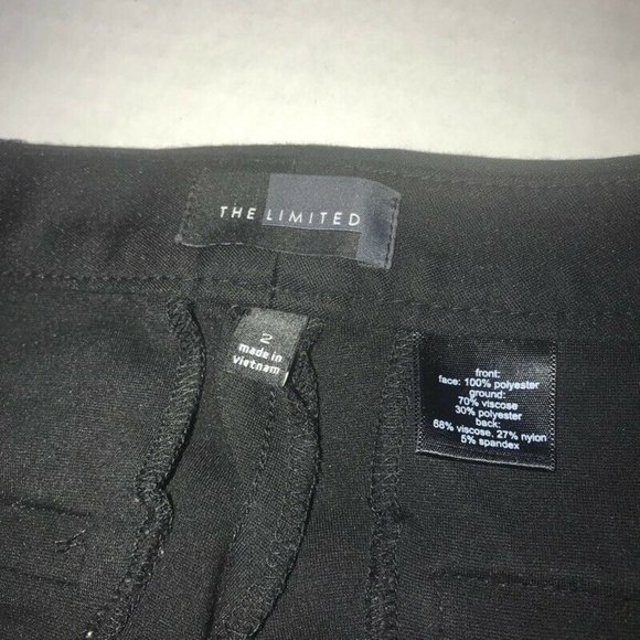 The Limited Black Lace Panel Front Skinny Pant 2 - Picture 11 of 11